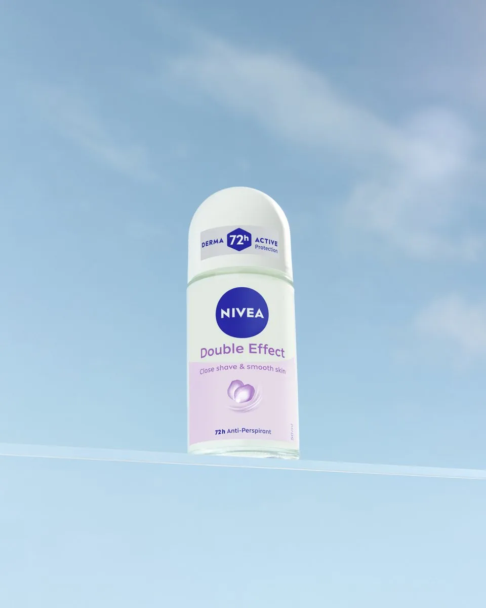 NIVEA Double Effect Anti-Transpirant Deo Roller 300ml - 6 Stuks