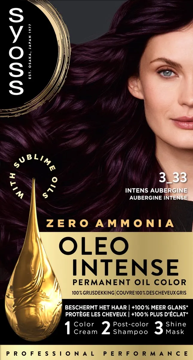 SYOSS Oleo Intense 3-33 Haarverf Aubergine 115ml