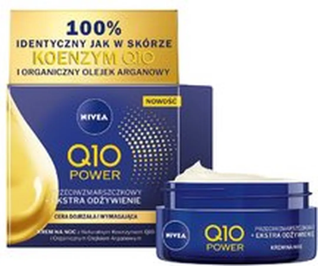 NIVEA Q10 Power Nachtcrème 50ml - met Co-enzym Q10 & Arganolie