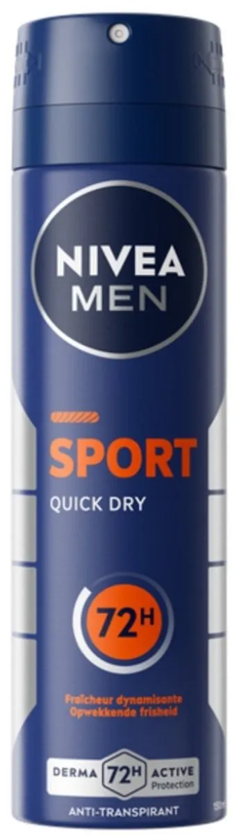 NIVEA Men Sport Deodorant Spray 150ml - 12 Stuks