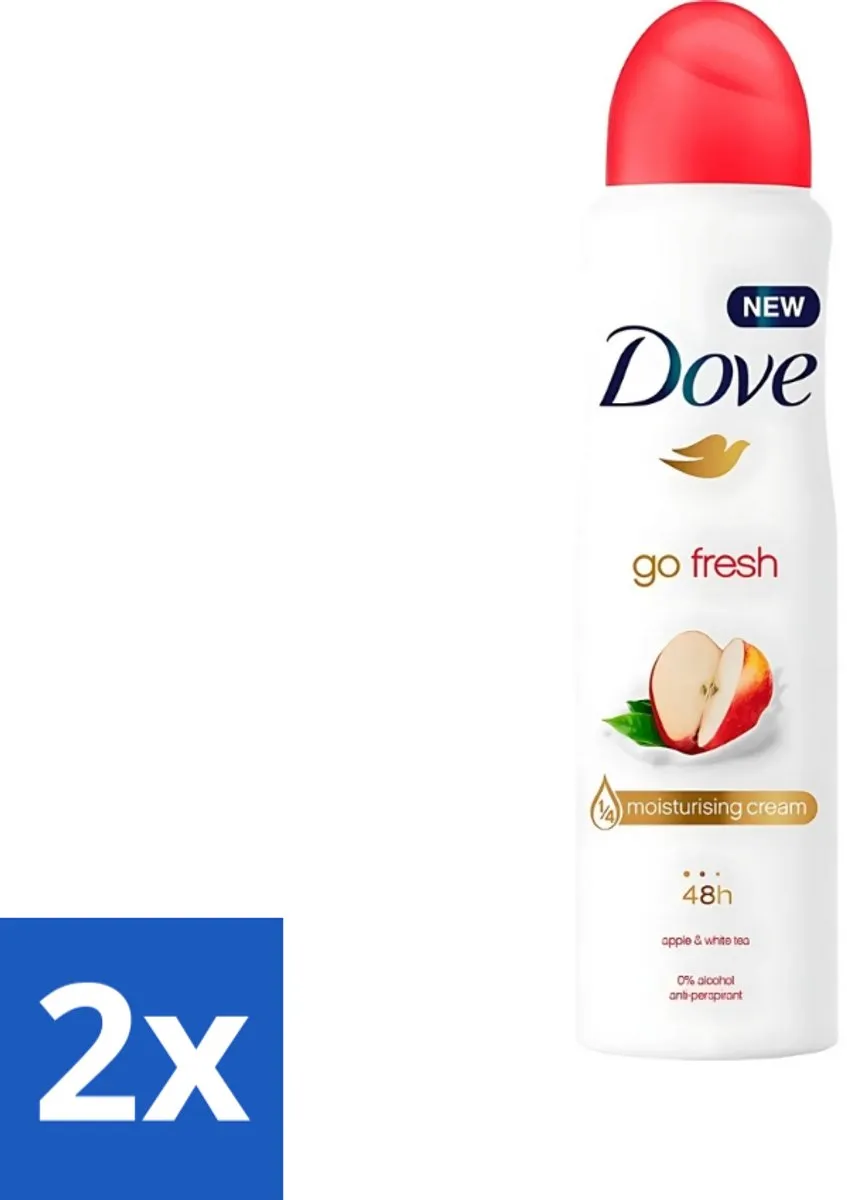 Dove Go Fresh Apple & White Tea Deodorant Spray 500ml