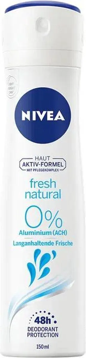 NIVEA Fresh Natural Deodorant Spray 150ml