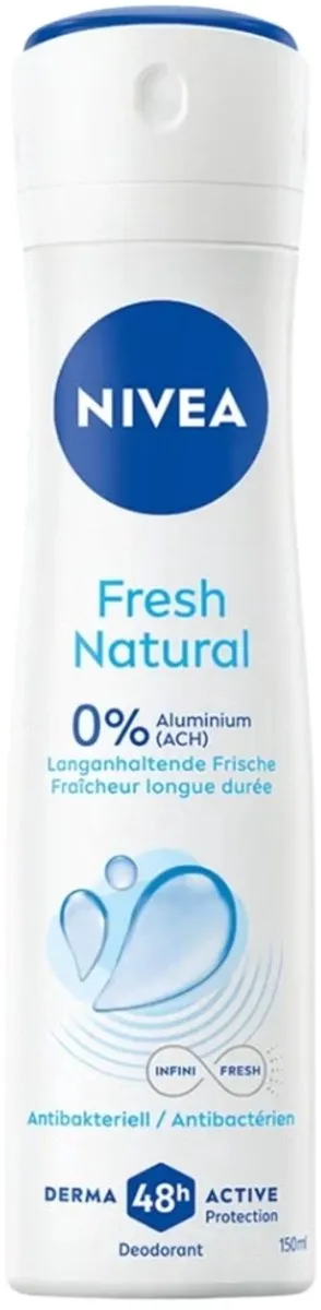 NIVEA Fresh Natural Deodorant Spray 150ml