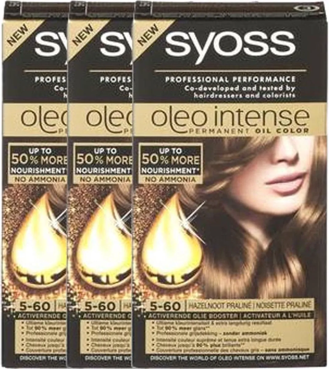 SYOSS Oleo Intense Haarverf 5-60 Hazelnoot Praline