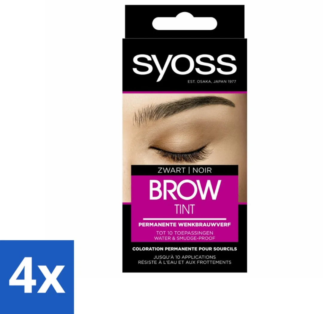 SYOSS Brow Tint Zwart Wenkbrauwverf