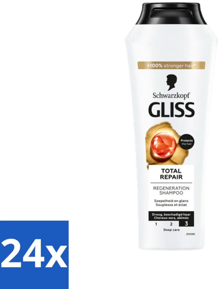 Schwarzkopf Gliss Kur Total Repair Shampoo 250ml