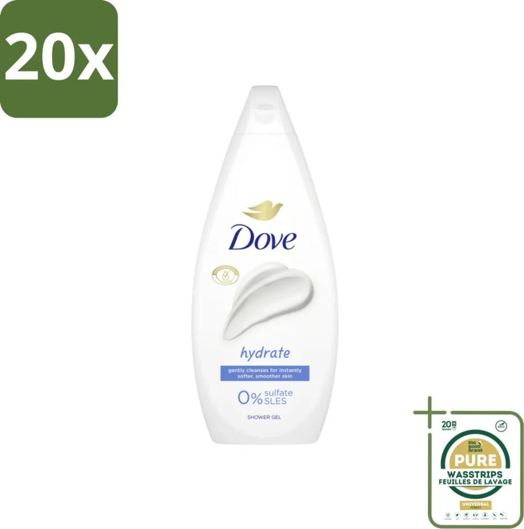 Dove Douchecrème Hydrate 20 Stuks