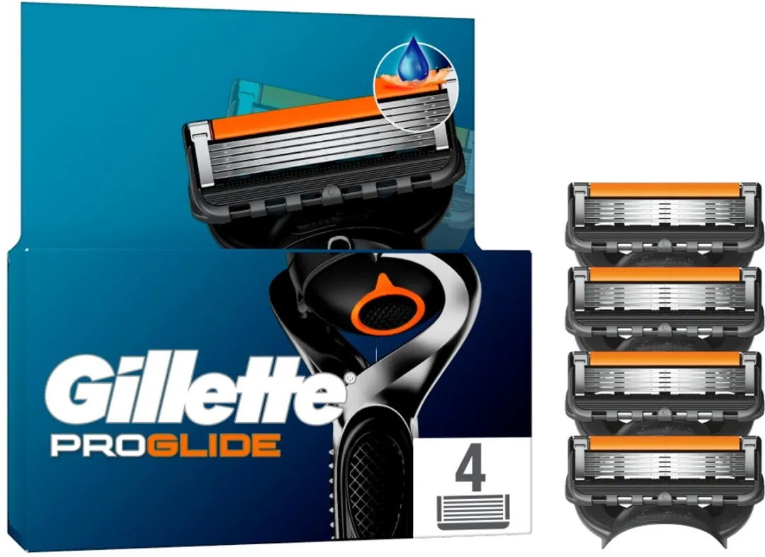 Gillette ProGlide Oranje 5 Bladen - 4 Stuks