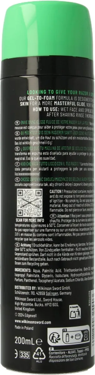 Wilkinson Sensitive Shave Gel 200ml