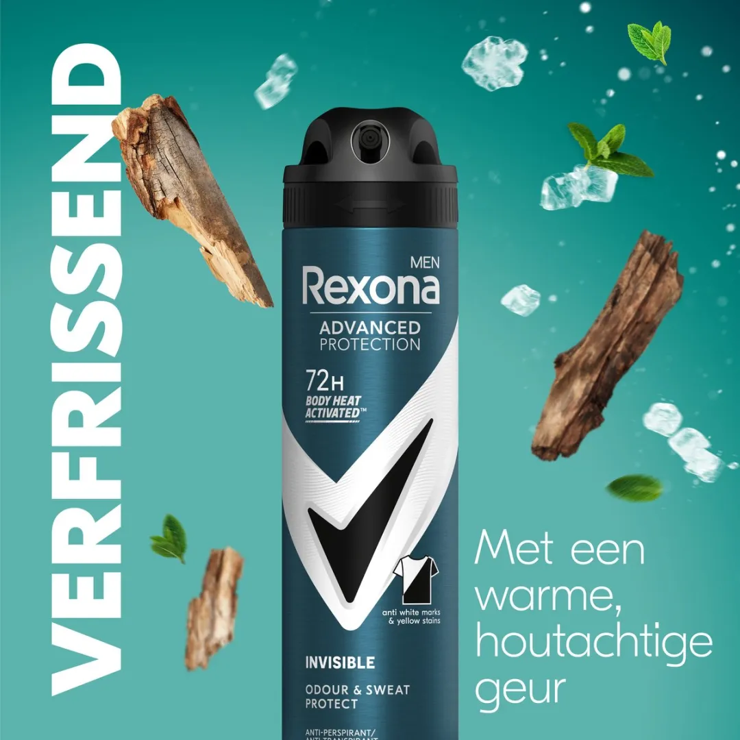 Rexona Men Advanced Protection Anti-Transpirant Spray - 6x150ml
