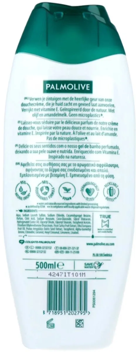 Palmolive Naturals Douchegel Olive & Milk 500ml - 6 Stuks
