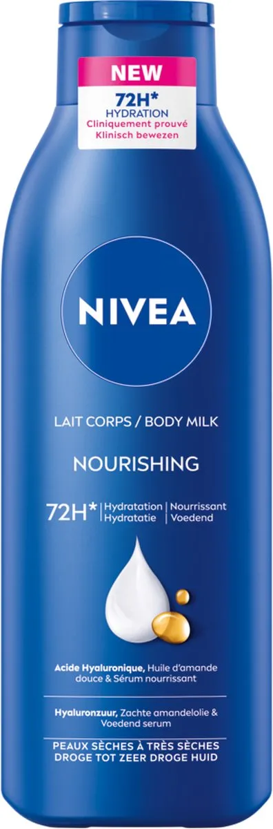 NIVEA 5-in-1 Verzorgende Body Milk 250ml - Amandelolie & Vitamine E
