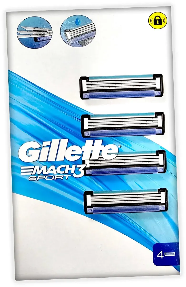 Gillette Mach3 Sport 4 Stuks