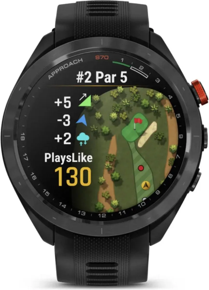 Garmin Approach S70 GPS Golfhorloge 47mm - Zwart