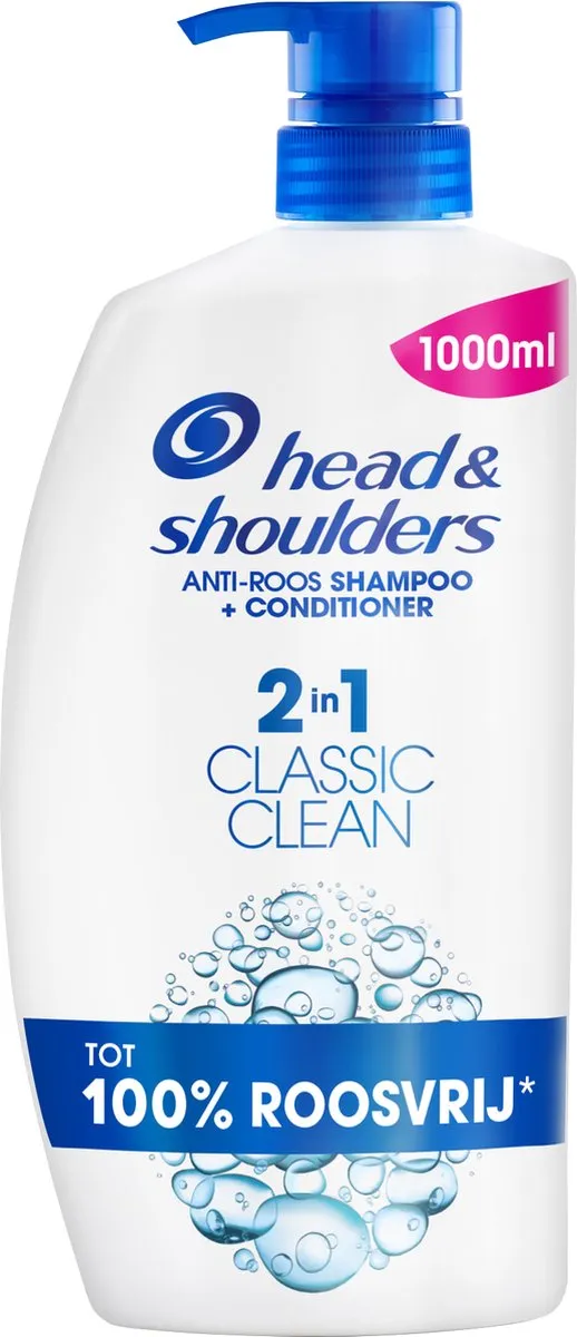 Head & Shoulders Classic 2-in-1 Shampoo + Conditioner 1000ml