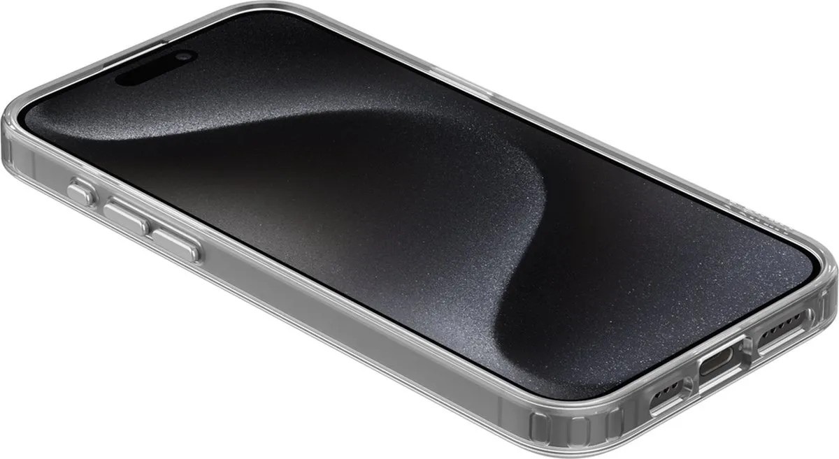 Belkin iPhone 15 Pro Telefoonhoesje & Schermbeveiliging - Transparant - Zwart