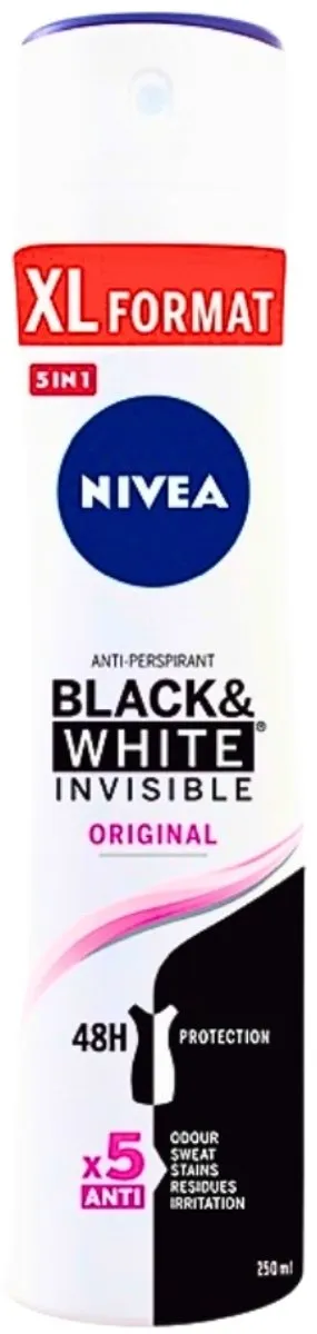NIVEA Invisible Black & White Deospray 250ml