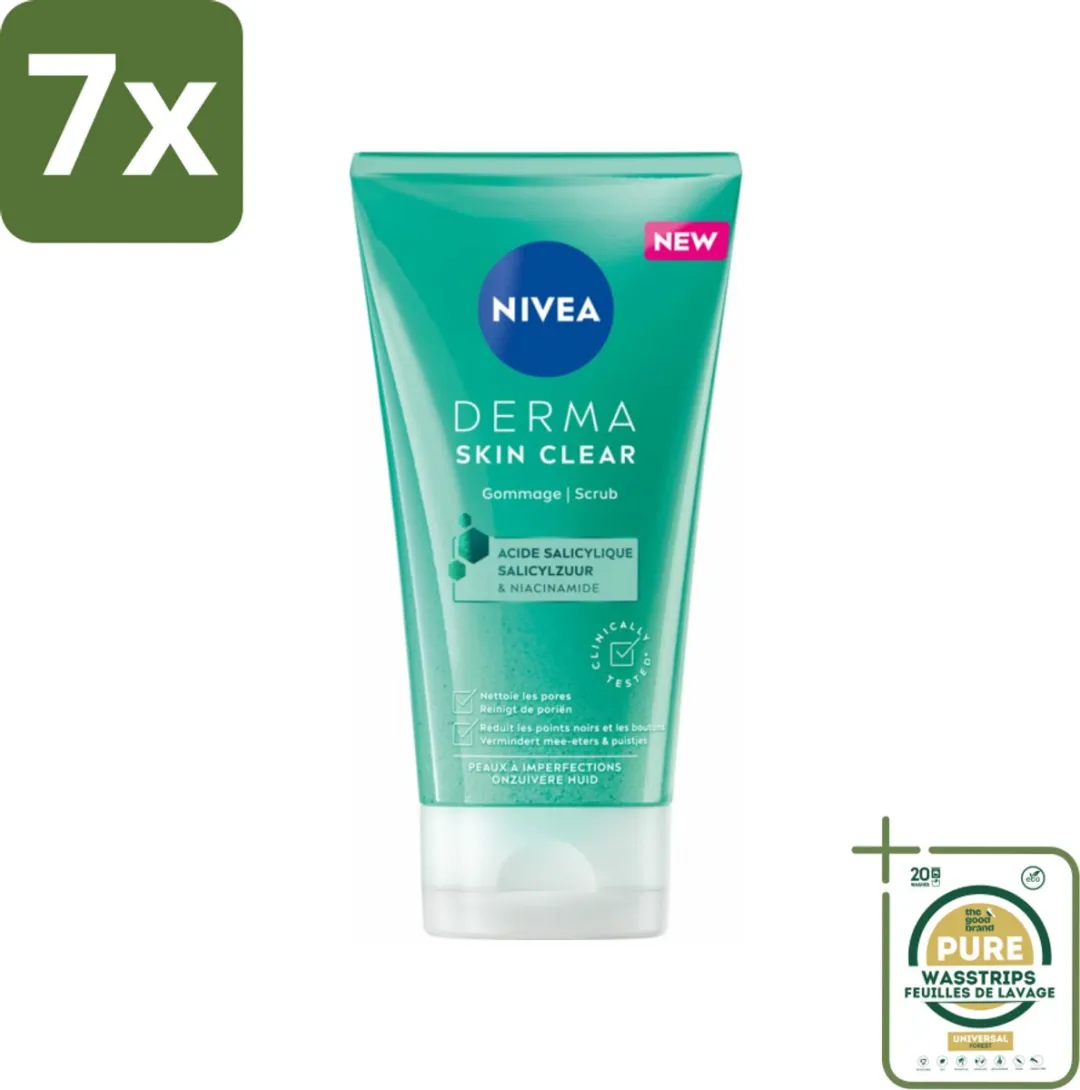 NIVEA DERMA Huidzuiver Gezichtsscrub 150ml