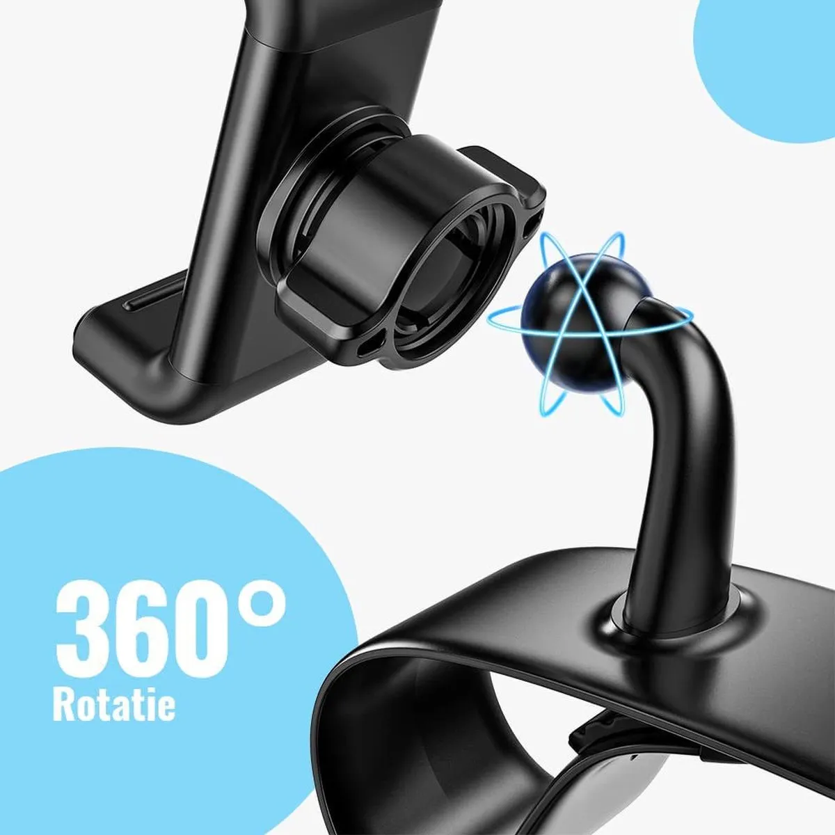 Ugreen Universele Telefoonhouder 360° Dashboard - Zwart