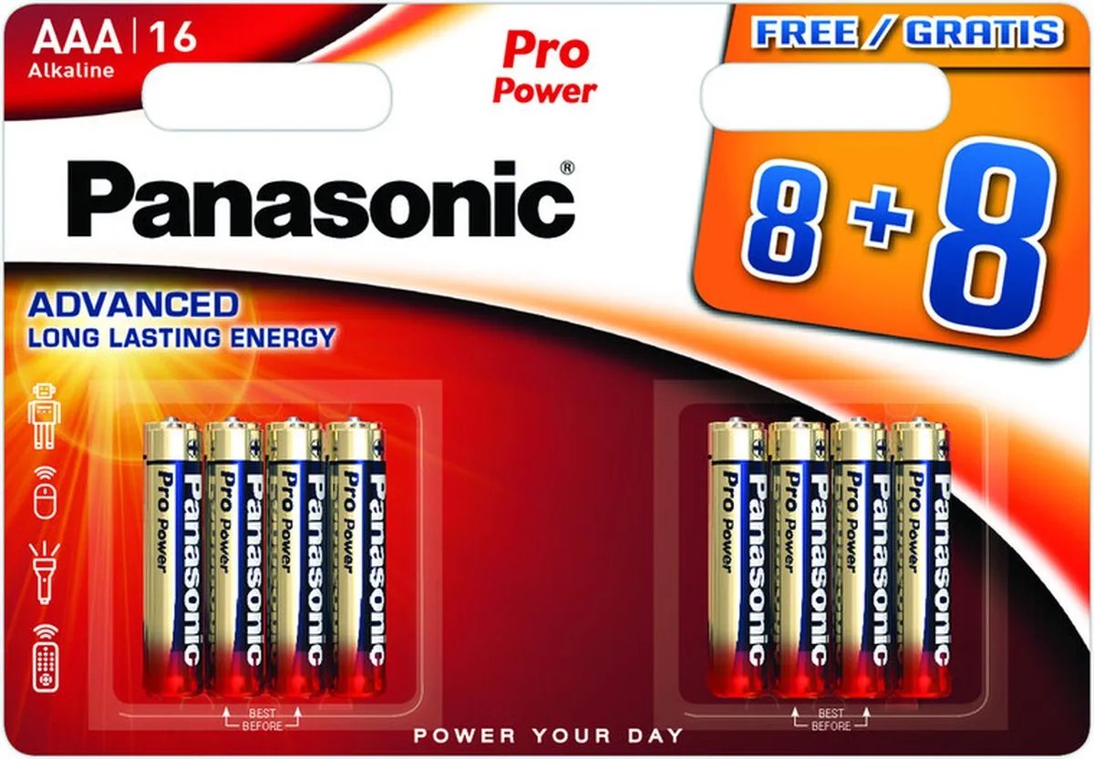 Panasonic Pro Power AAA Oplaadbare Batterijen
