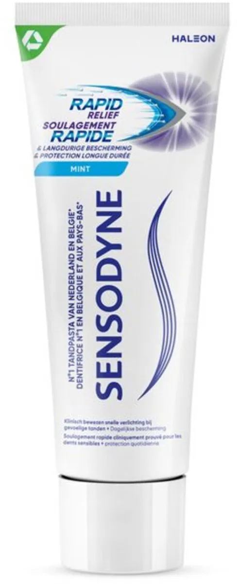 Sensodyne Rapid Relief Tandpasta 450ml - 6 Stuks