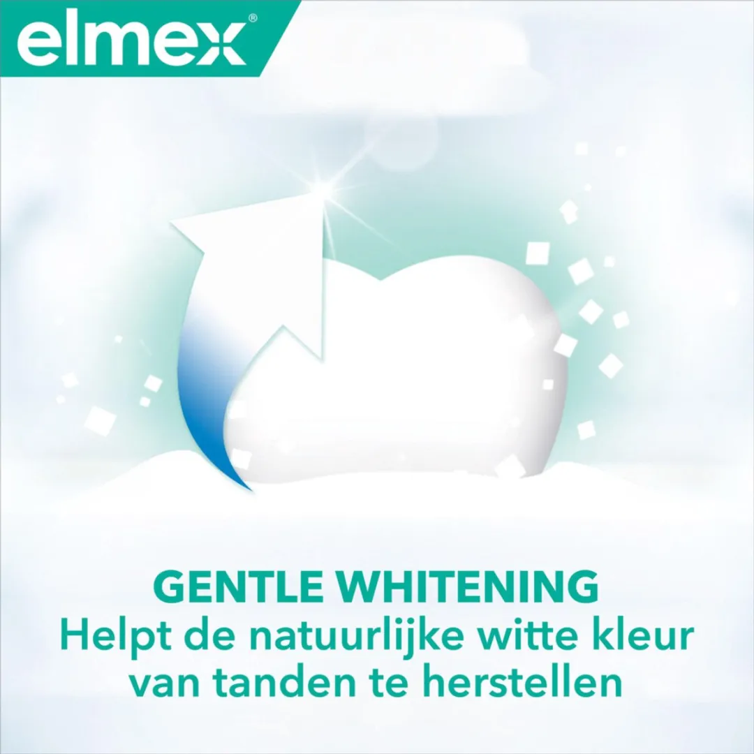 Elmex Sensitive Gentle White Tandpasta 75ml - 12 Stuks