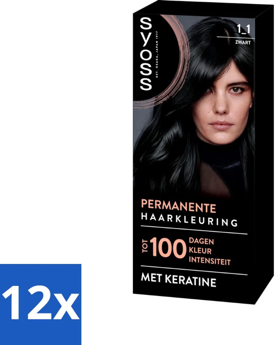 SYOSS Coloration 1-1 Zwart Haarverf
