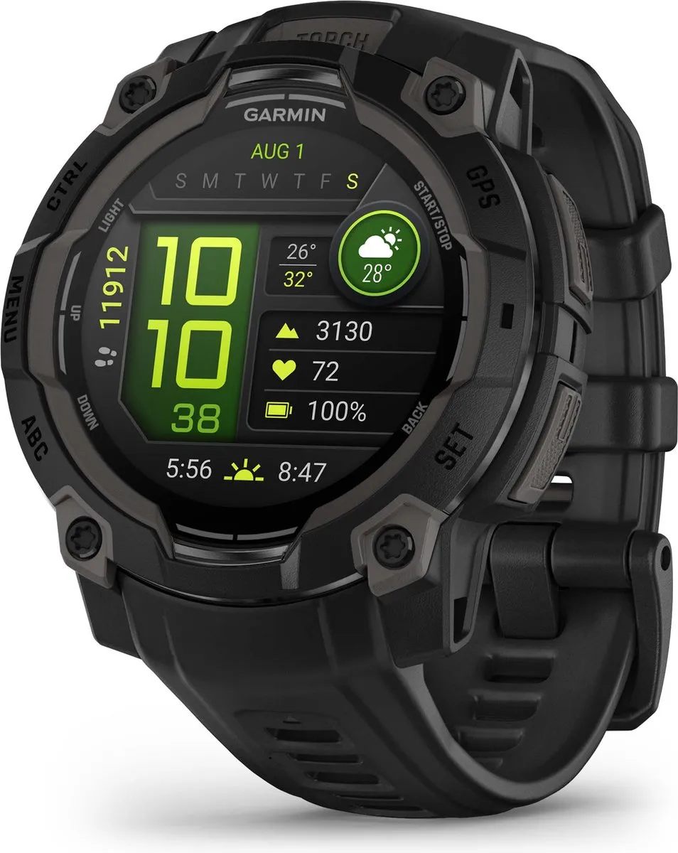Garmin Instinct 3- Smartwatch - 45mm - AMOLED - Zwart