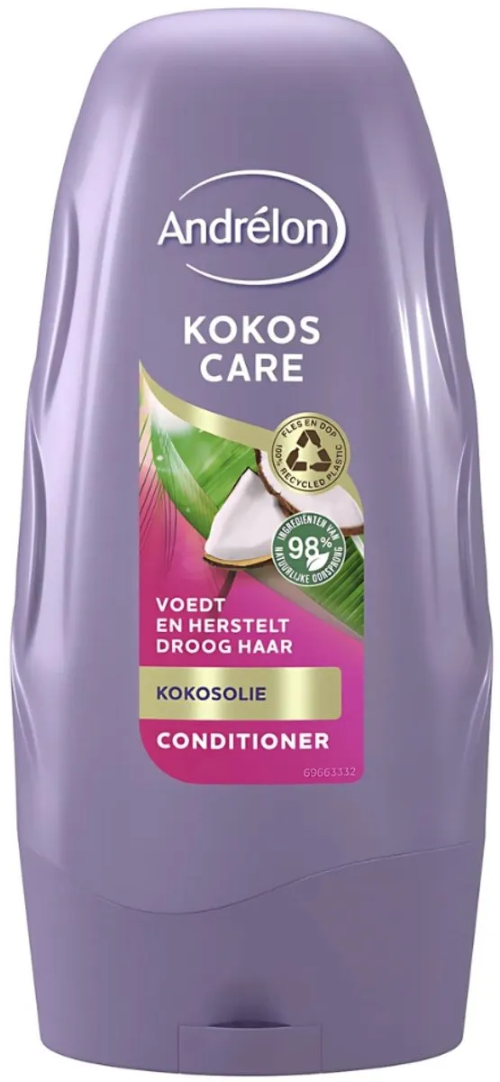 Andrélon Kokos Care Conditioner 250ml - 5x4 - Droog/Beschadigd Haar