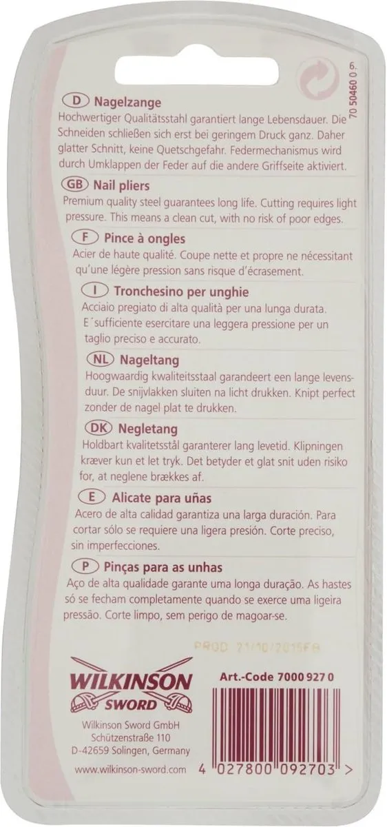 Wilkinson Sword Nageltang - 120g - MÉTAL