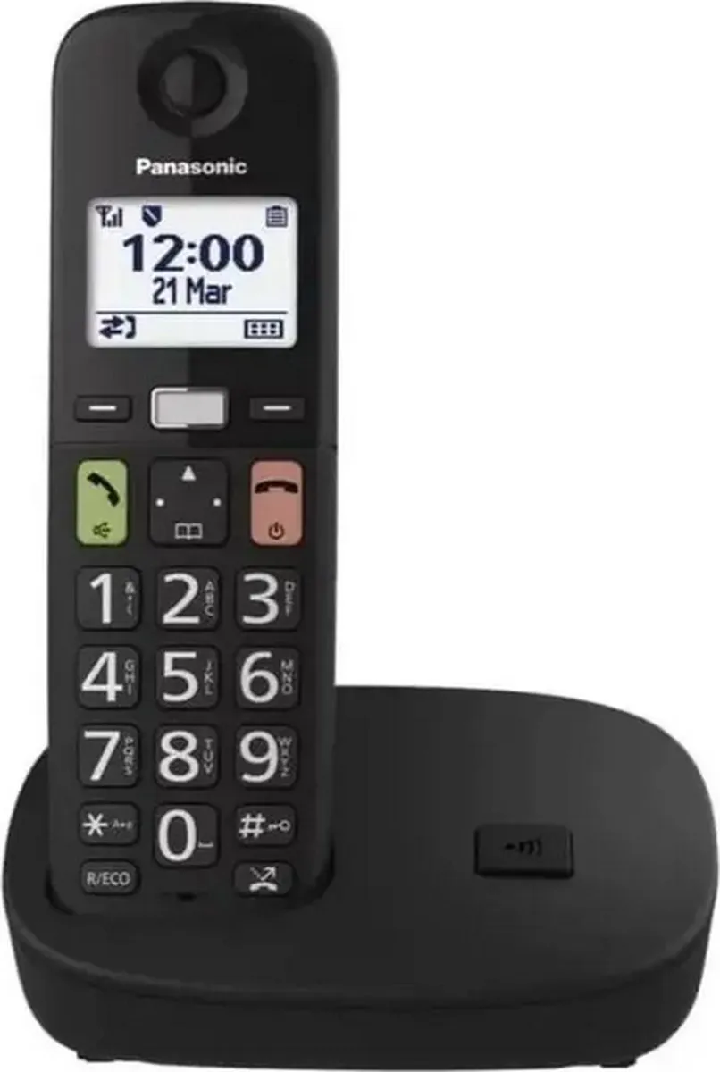 Panasonic KX-TGU110EXB DECT Telefoon - 1 Handset - Zwart
