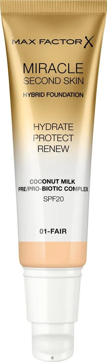 Max Factor Miracle Second Skin Foundation 01 Fair