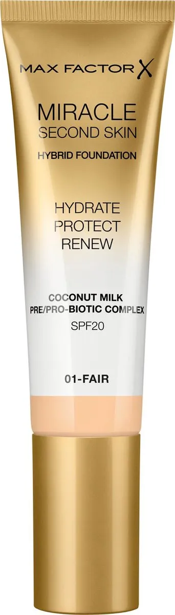 Max Factor Miracle Second Skin Foundation 01 Fair