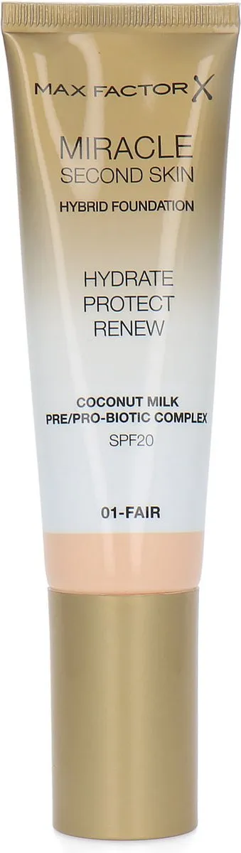 Max Factor Miracle Second Skin Foundation 01 Fair