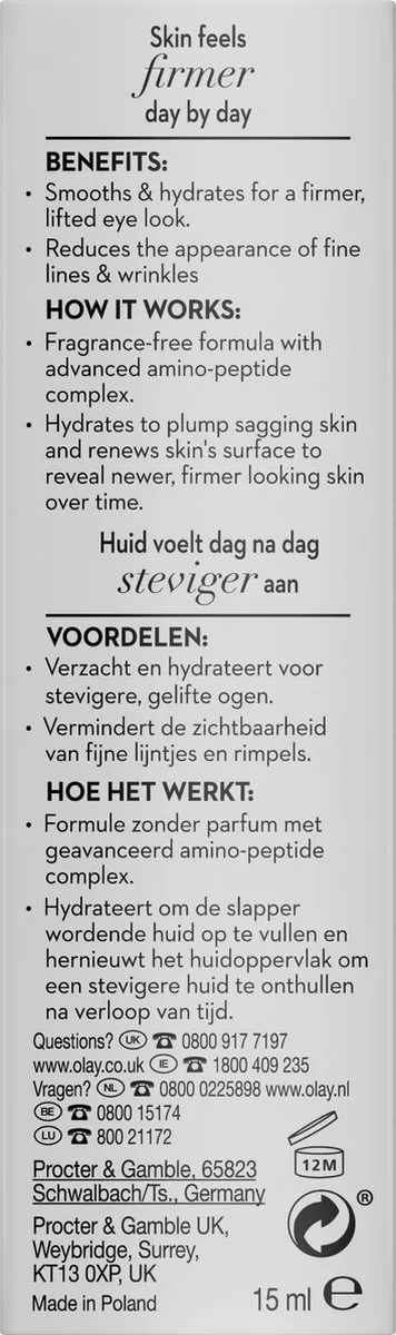 Olay Eyes Verstevigend Oogserum 15ml