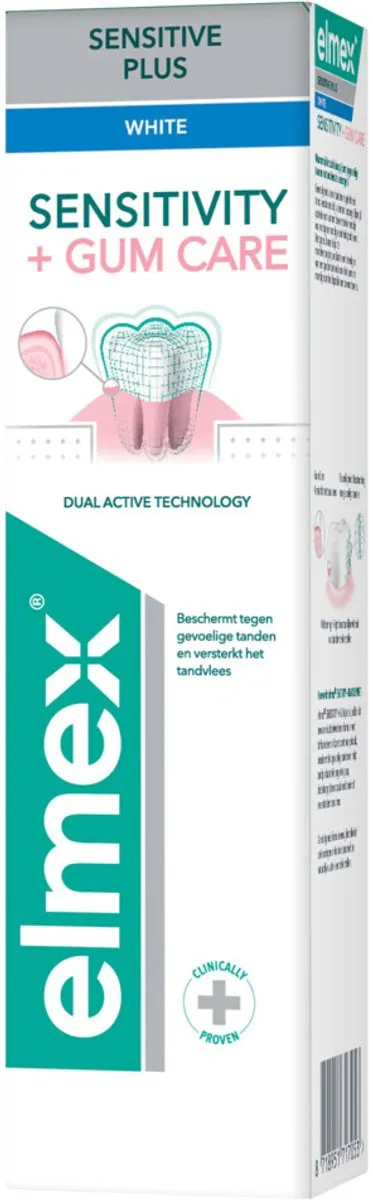 Elmex Tandpasta Sensitive Plus Gum Care White 75ml