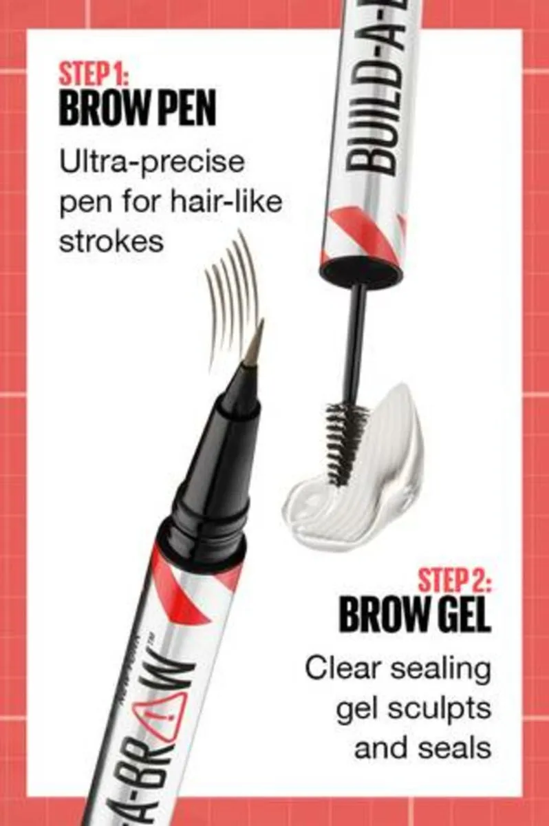 Maybelline Build-A-Brow Potlood & Gel 250 Blonde - 3 Stuks
