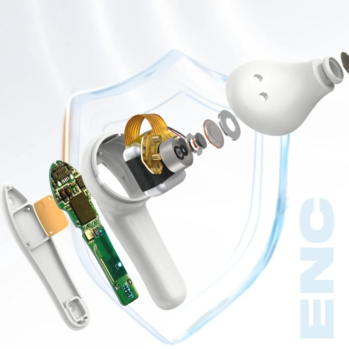 Belkin Soundform Nano PAC003btWH Hoofdtelefoons - Wit - Volumebegrenzing - afbeelding 3 van 6