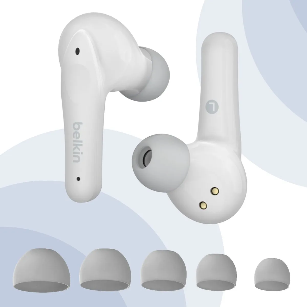 Belkin Soundform Nano PAC003btWH Hoofdtelefoons - Wit - Volumebegrenzing - afbeelding 5 van 6