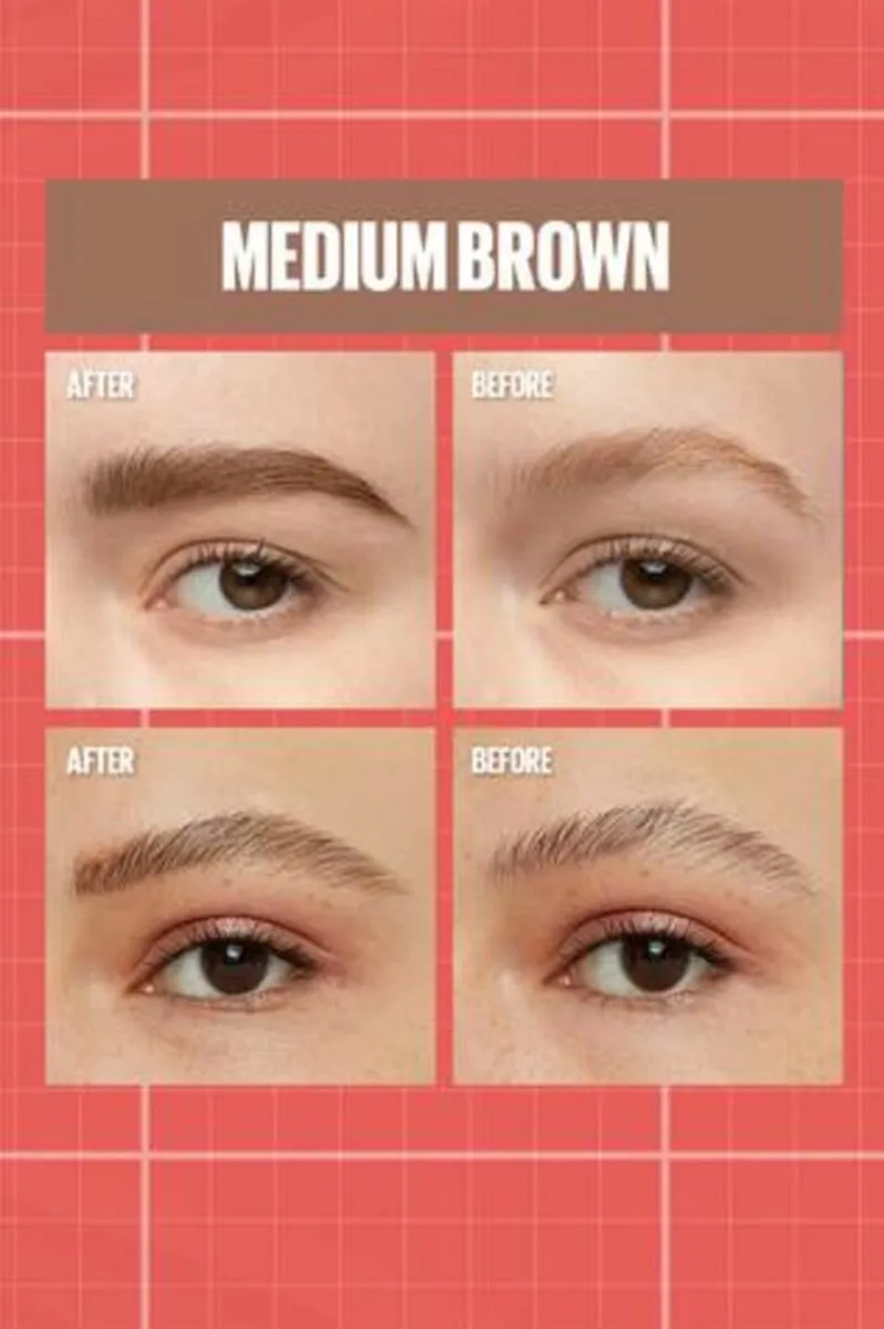 Maybelline Build-A-Brow Wenkbrauwpotlood/Gel Medium Brown