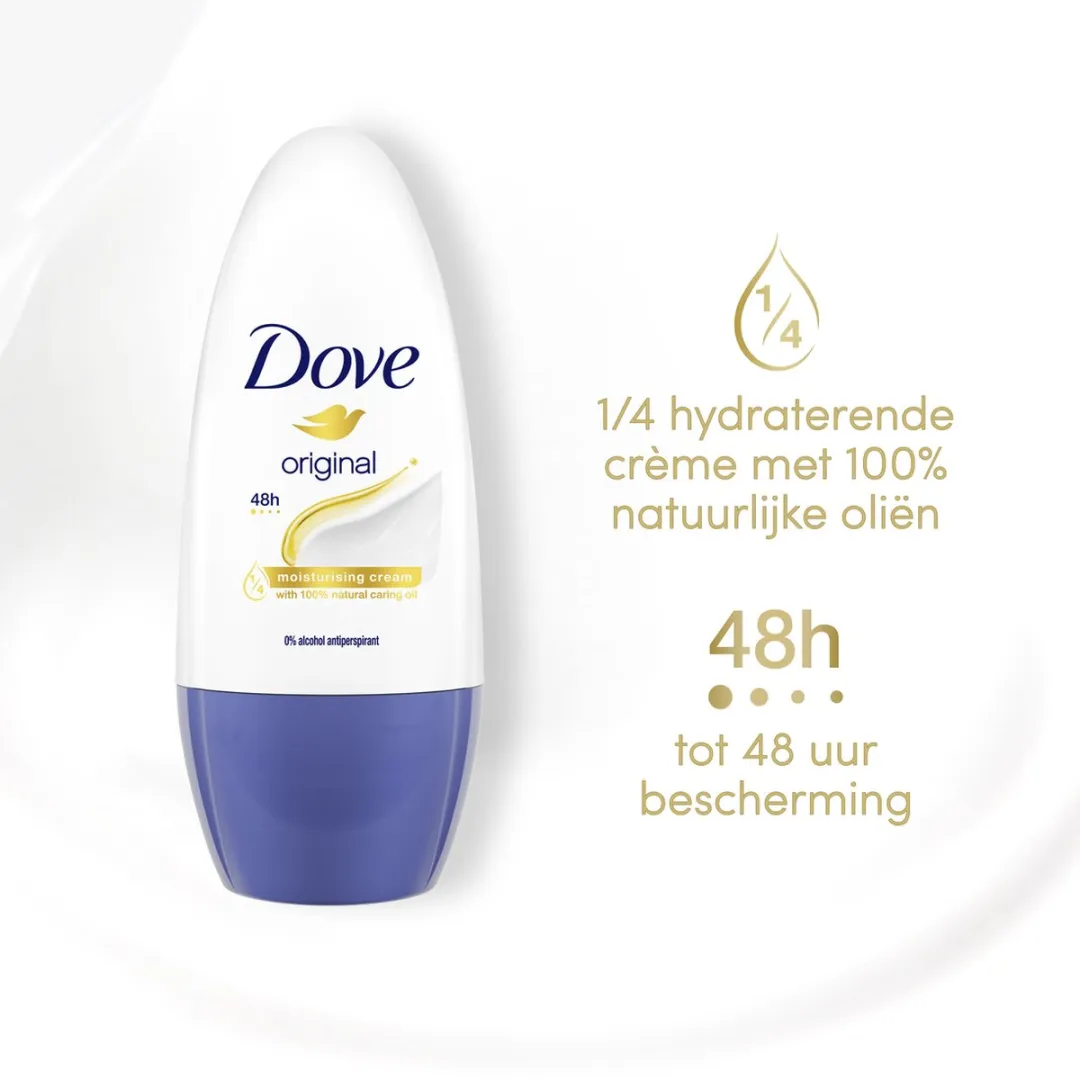 Dove Anti-Transpirant Roller Original 300ml - 6 Stuks