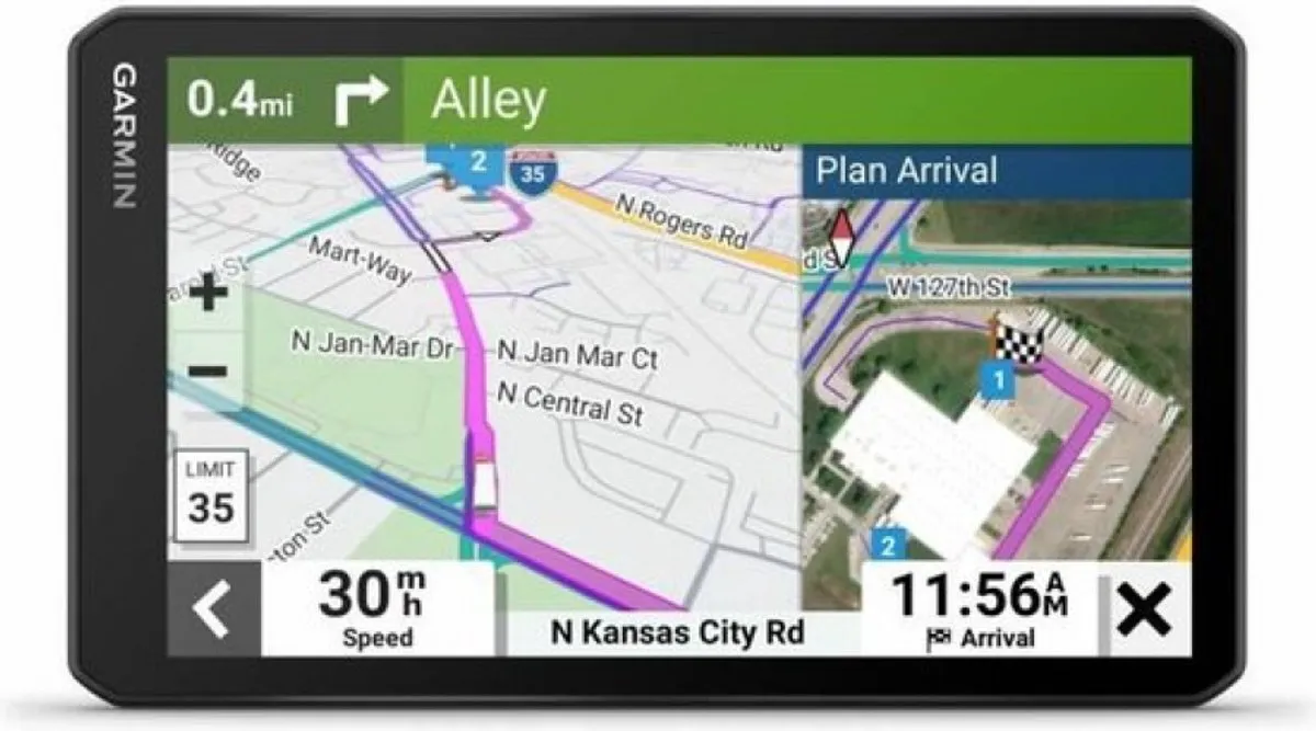 Garmin dezlCam LGV710 - Navigatiesysteem vrachtwagen - Ingebouwde HD dashcam - Parkeerhulp - Smartphone meldingen