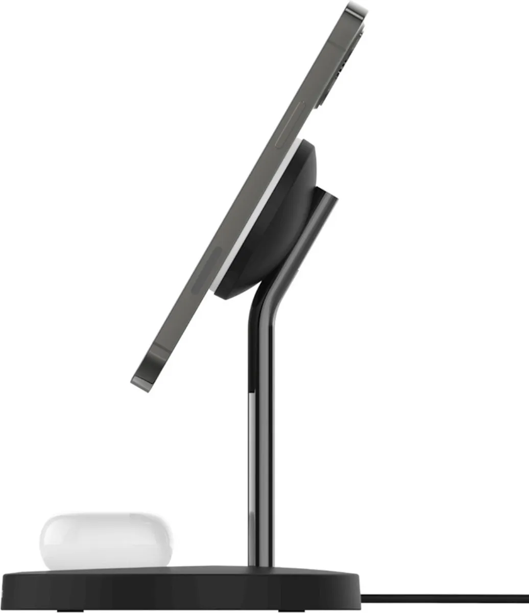 Belkin WIZ010vfBK 2-in-1 MagSafe Oplader - 15W - Zwart - afbeelding 6 van 6