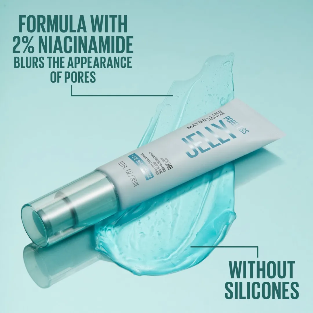 Maybelline New York Poreless Jelly Primer 30ml - 2% Niacinamide