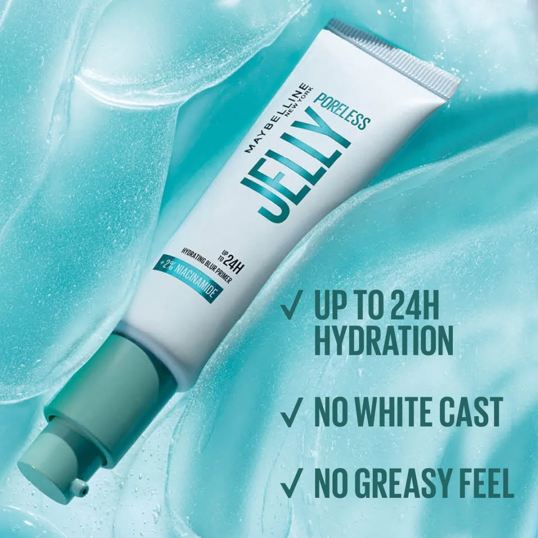 Maybelline New York Poreless Jelly Primer 30ml - 2% Niacinamide