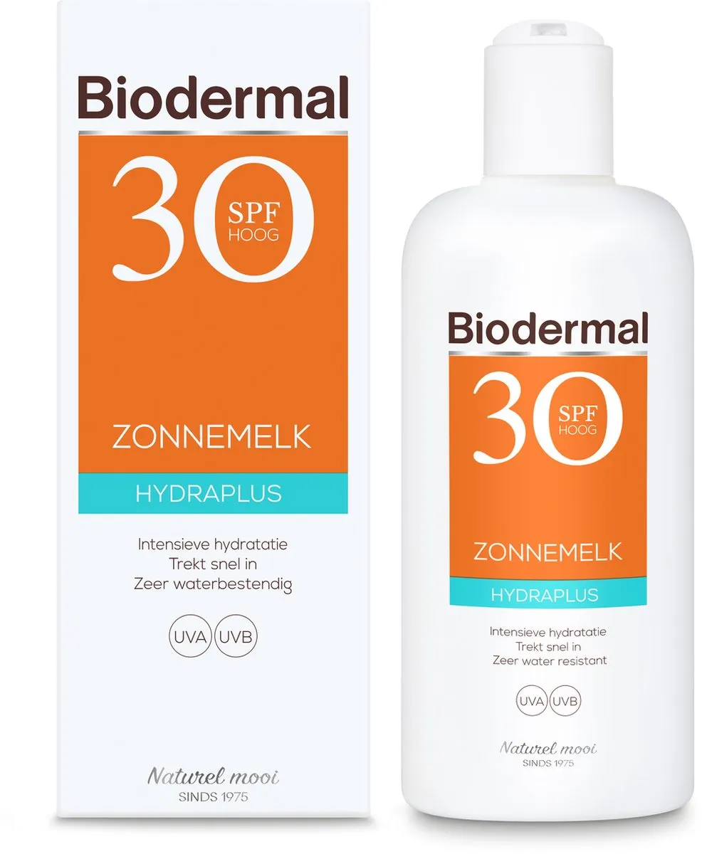 Biodermal Hydraplus Zonnemelk SPF 30 - 200ml
