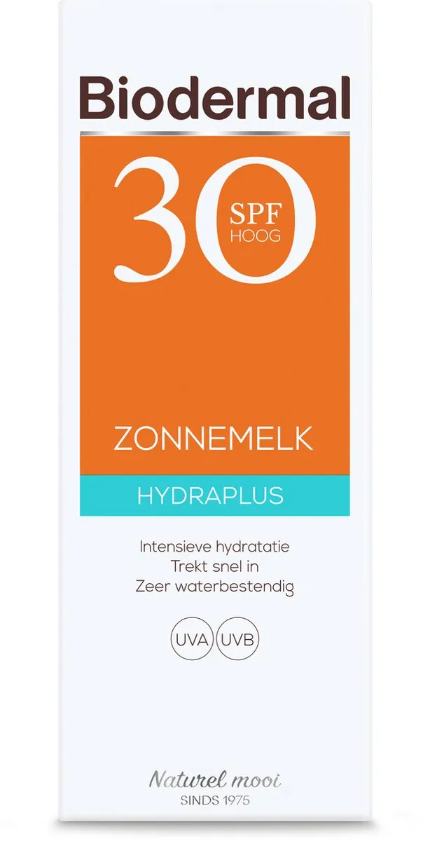 Biodermal Hydraplus Zonnemelk SPF 30 - 200ml