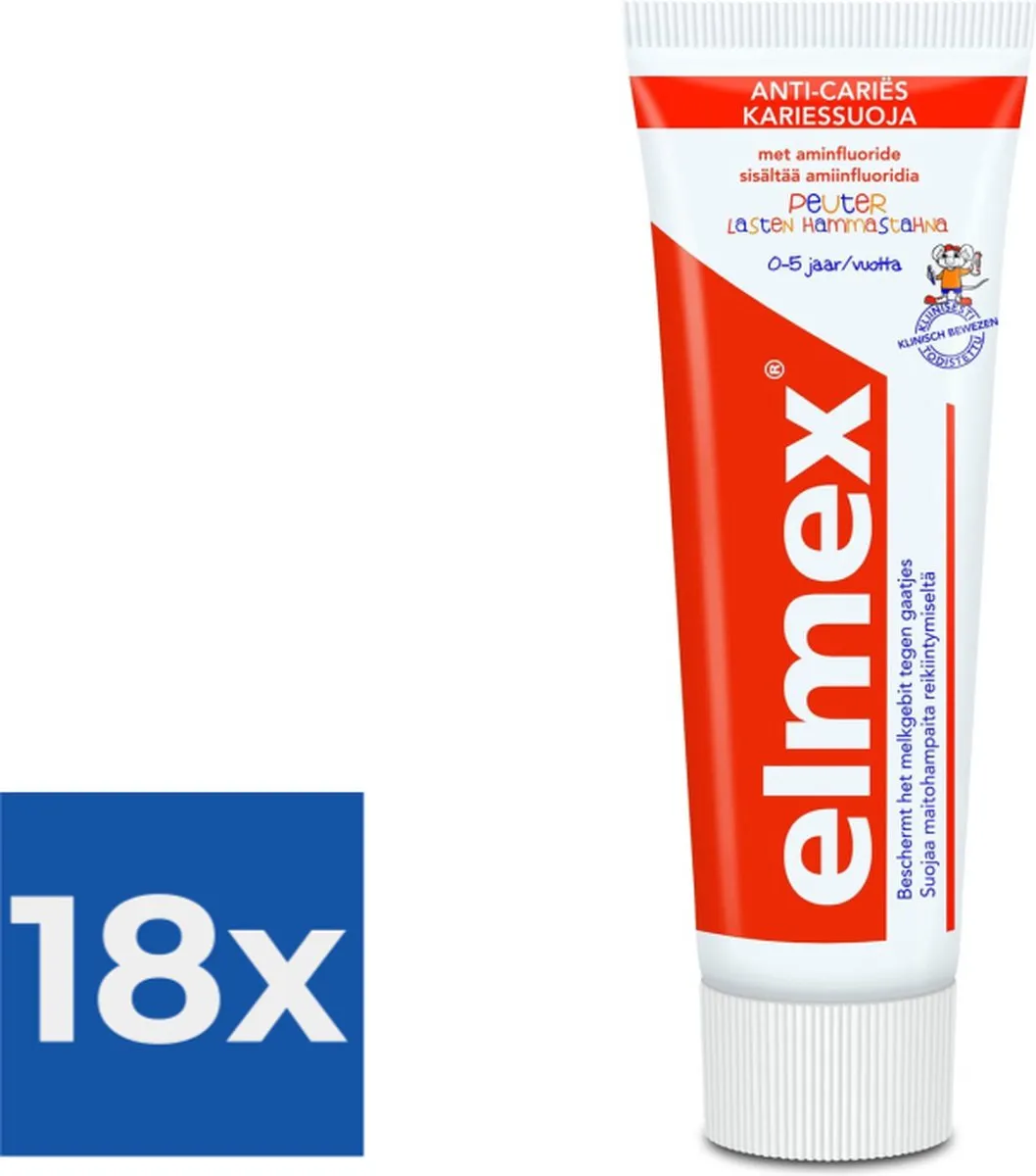 Elmex Anti-Cariës Peuter Tandpasta 75ml