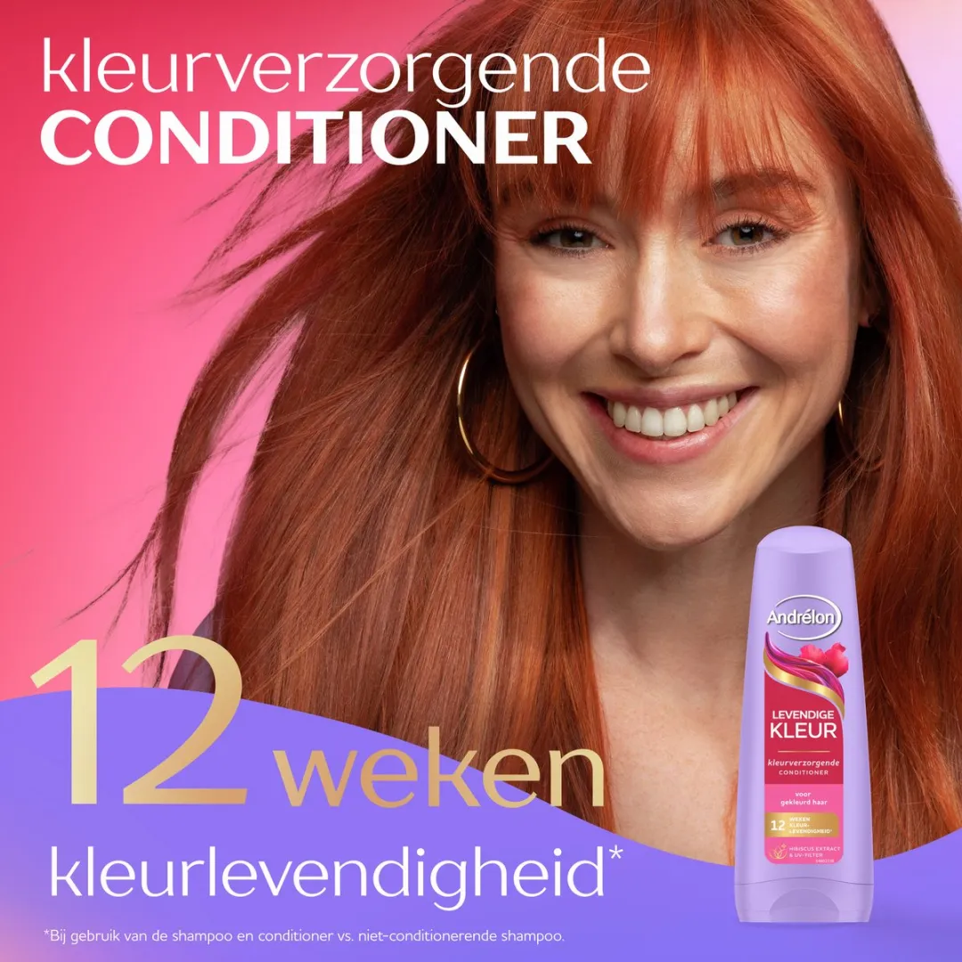 Andrélon Conditioner Levendige Kleur 6x200ml
