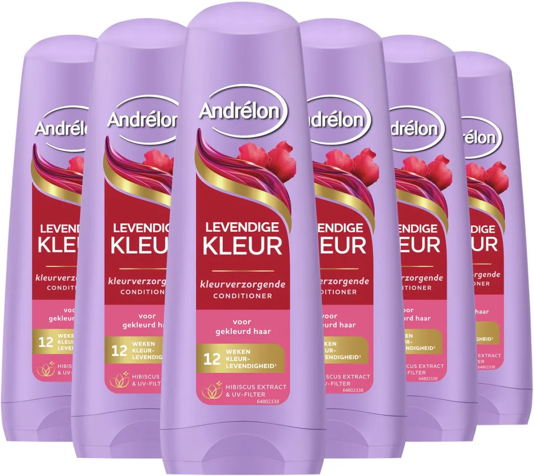 Andrélon Conditioner Levendige Kleur 6x200ml